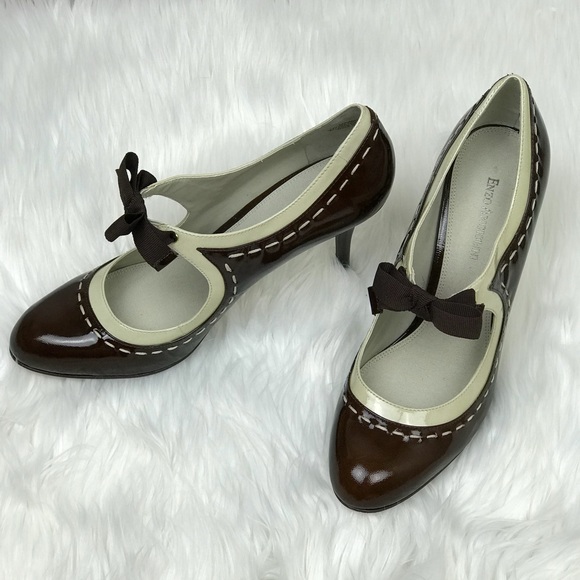 Enzo Angiolini Shoes - Enzo Angiolini Patent Leather Ribbon Ties Pumps